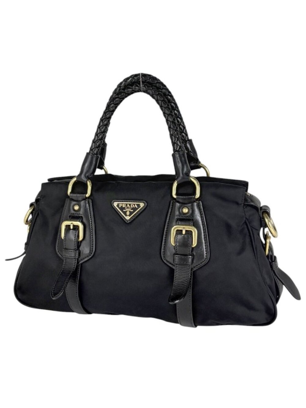 Prada Handbag Nylon Nero